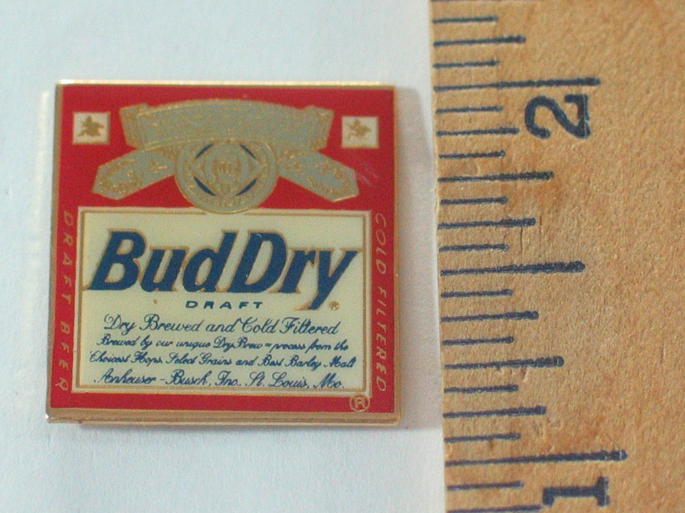 Bud Dry Draft Beer Pin
