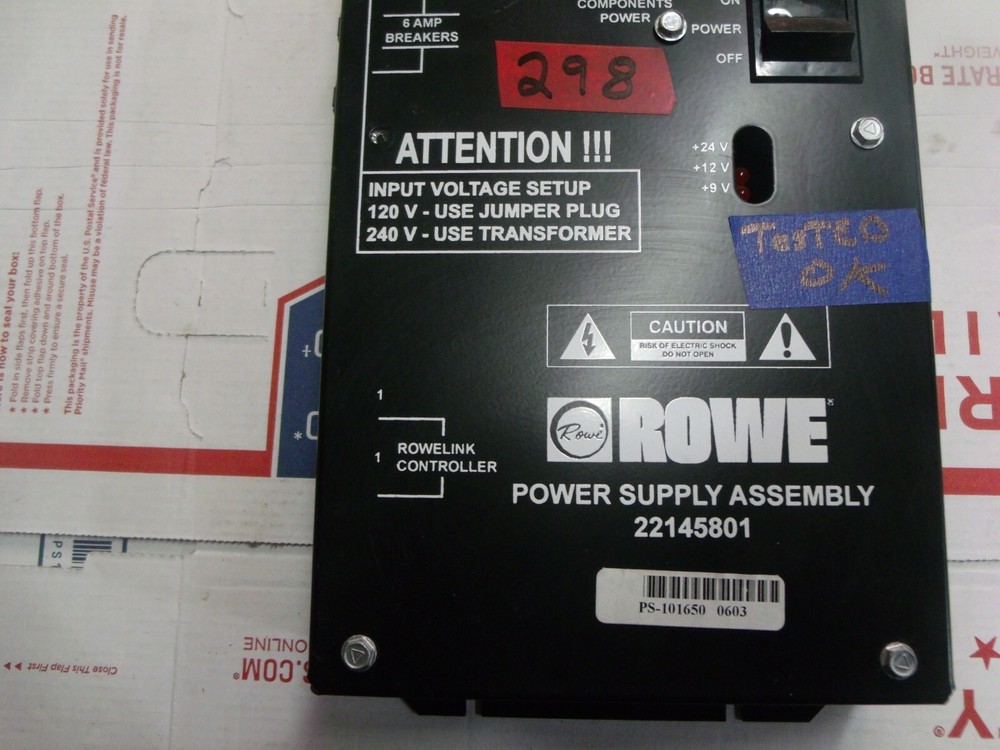 AMI RowePower Supply Assembly 22145801