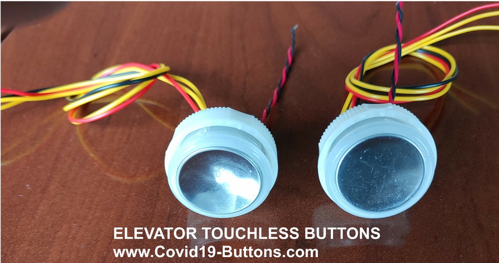 Elevator Touch-Less Buttons, TOUCH-FREE ,QTY 2pcs otis model