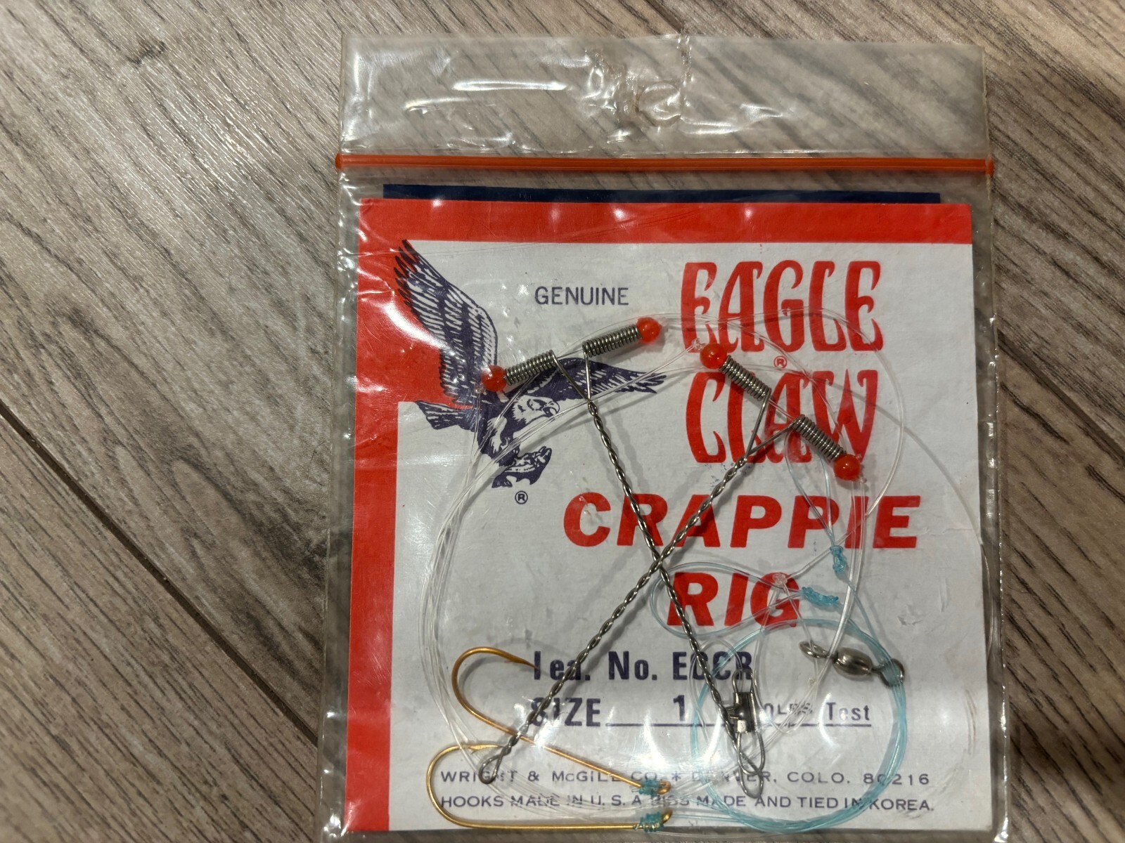 10 NEW PACKS Eagle Claw Crappie Pickerel Panfish Fishing Rigs SIZE 2/0 BULK TOO