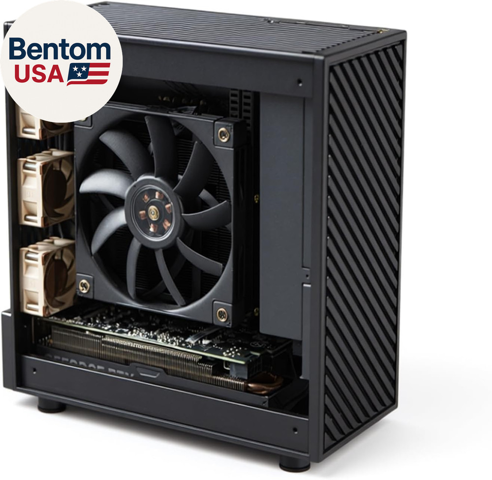 DIY Mini CNC Aluminum PC Case – Compact ITX Workstation Chassis for Low Profile