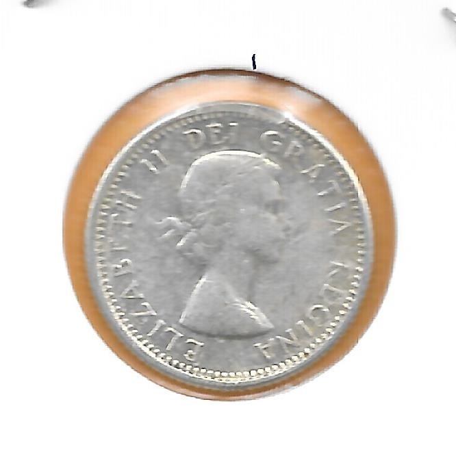 1962 CANADIAN 10 CENTS NICE (SILVER)
