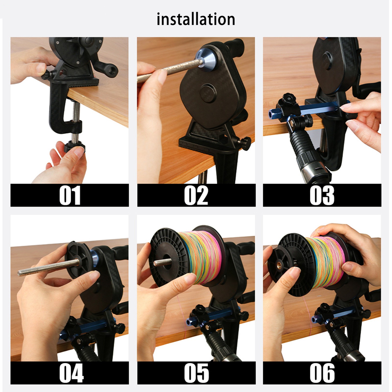 Fishing Line Spooler Winder Machine Spooling System for Spinning Fishing Reel