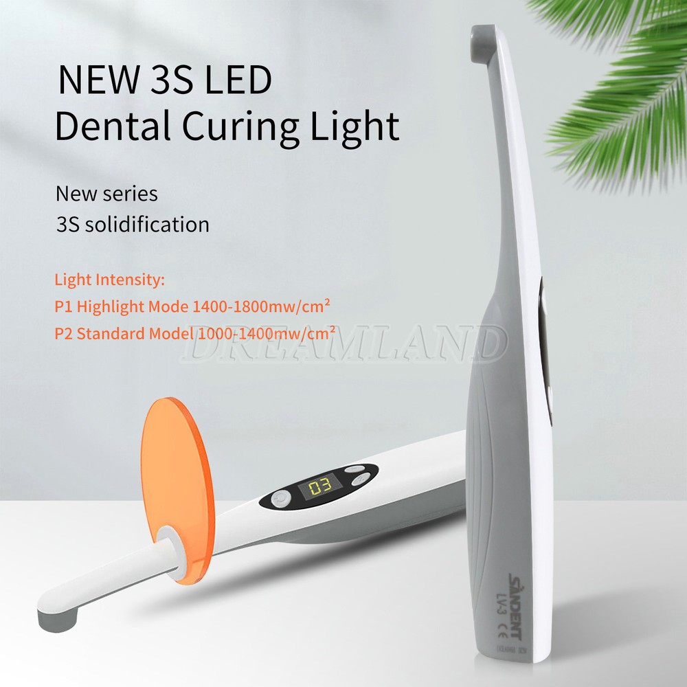 Dental Wireless Cordless iLed 3 Second LED Curing Light 3S Cure Lamp US plug