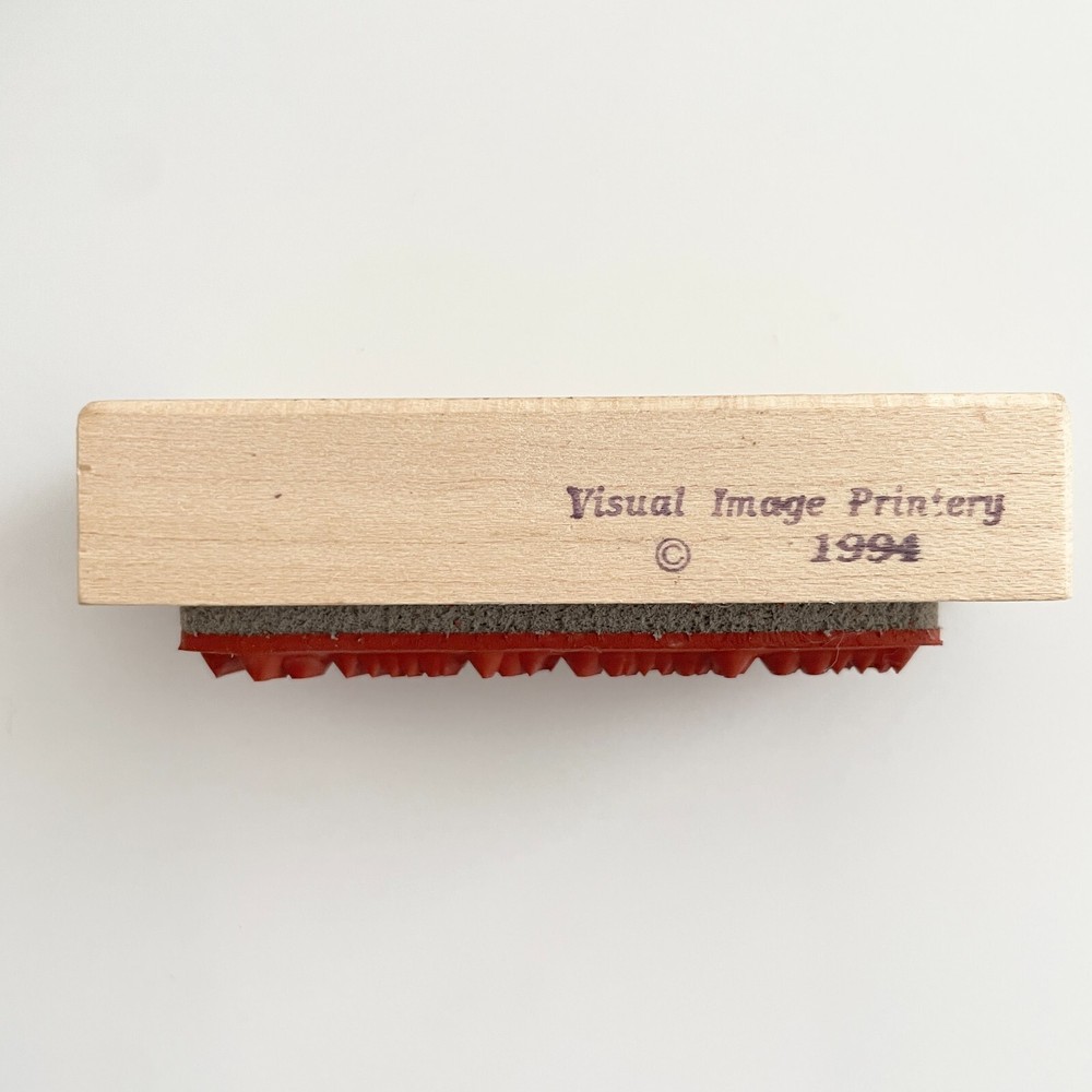 Visual Image Printery I Go Wild For Candy Corn Rubber Stamp