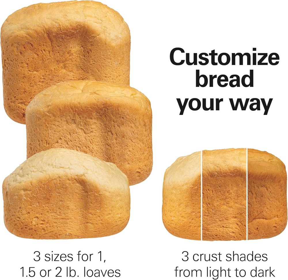 Beach Automatic Bread Maker Machine, Digital, Programmable, 12 Settings