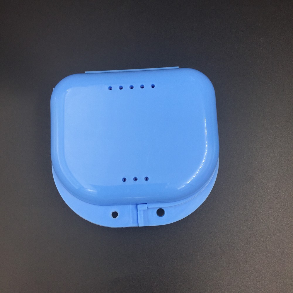 5pcs Dental Retainer Denture Storage Case Box Mouthguard Container Assorted