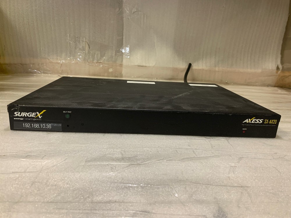 SurgeX Web Enabled Power Conditioning Management System SX-AX20
