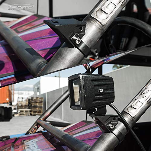 Roll Bar Mounting Brackets, Universal Adjustable LED Light Bar 2 Inch