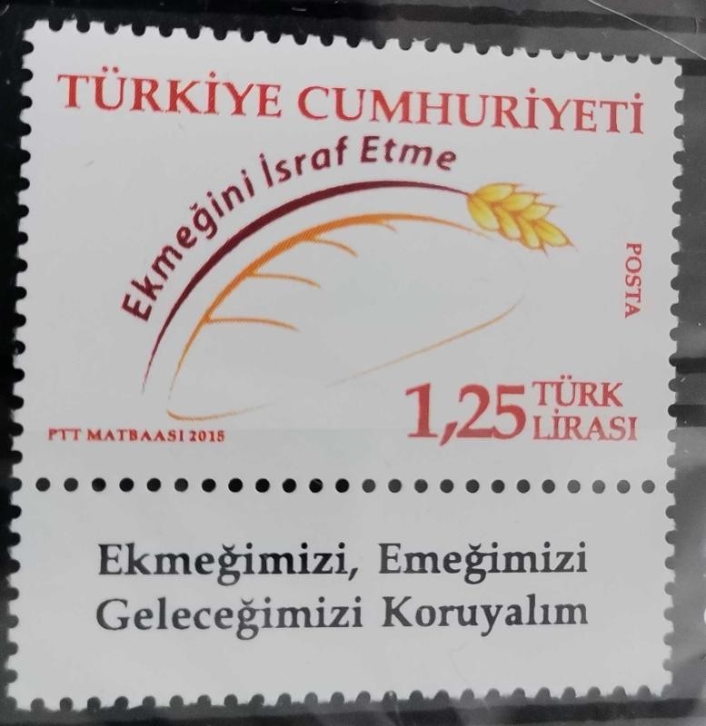 TURKEY / 2015, Preventing Bread Waste, MNH