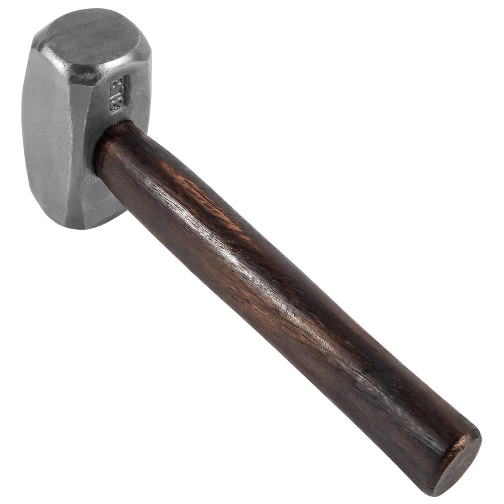 3lb Blacksmith Hammer for Farrier, Knife Maker, Welders, Blacksmith Forging Tool