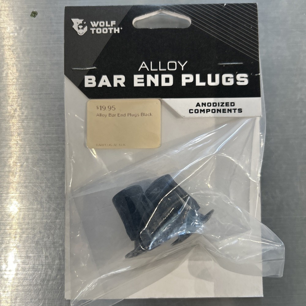 Wolf Tooth Components Alloy Bar End Plugs black