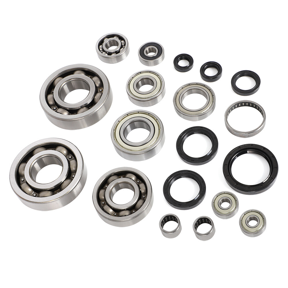 For Suzuki RM250 1996-2000 Bottom end Crank Transmission Bearing Seal Kit 19 PCS