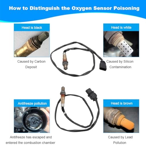2PCS Oxygen O2 Sensor Upstream Downstream Replacement for 2009-2016 Audi A4,