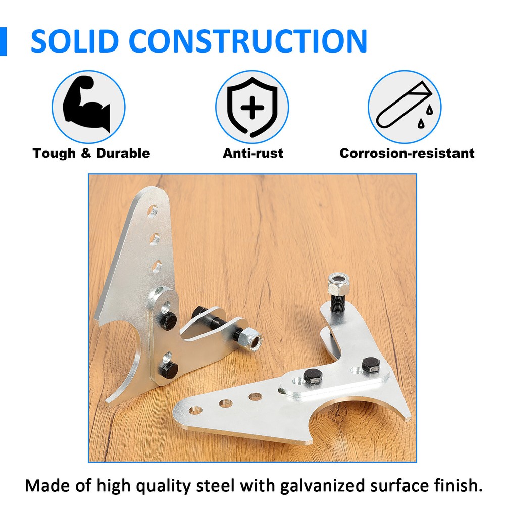 New Universal Coilover Shock Mount Kit Adjustable Rear Lower Brackets