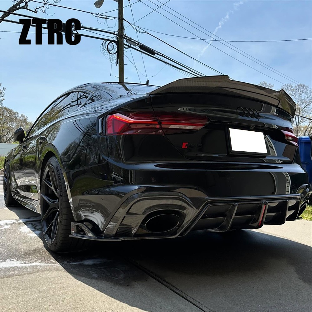 Carbon Fiber Trunk Wing Spoiler For AUDI A5 S5 RS5 B9 B9.5 Sportback 2017-2025