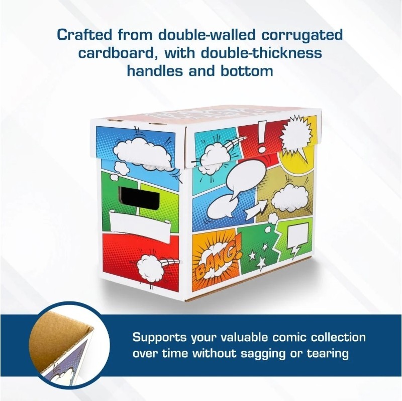 BCW Short Comic Box - Pow Art for Silver Age/Current Comics