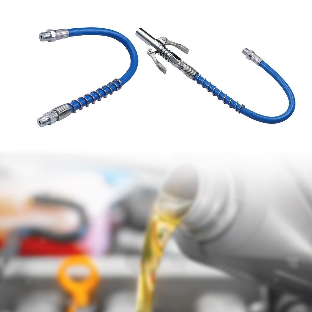 Grease Machine Flex Hose Replacement Manual Grease Tool Easy Install Spring Flex