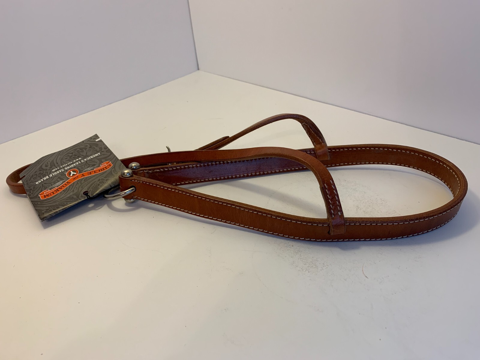 Circle Y Basic 1" Doubled & Stitched Noseband New w Tags
