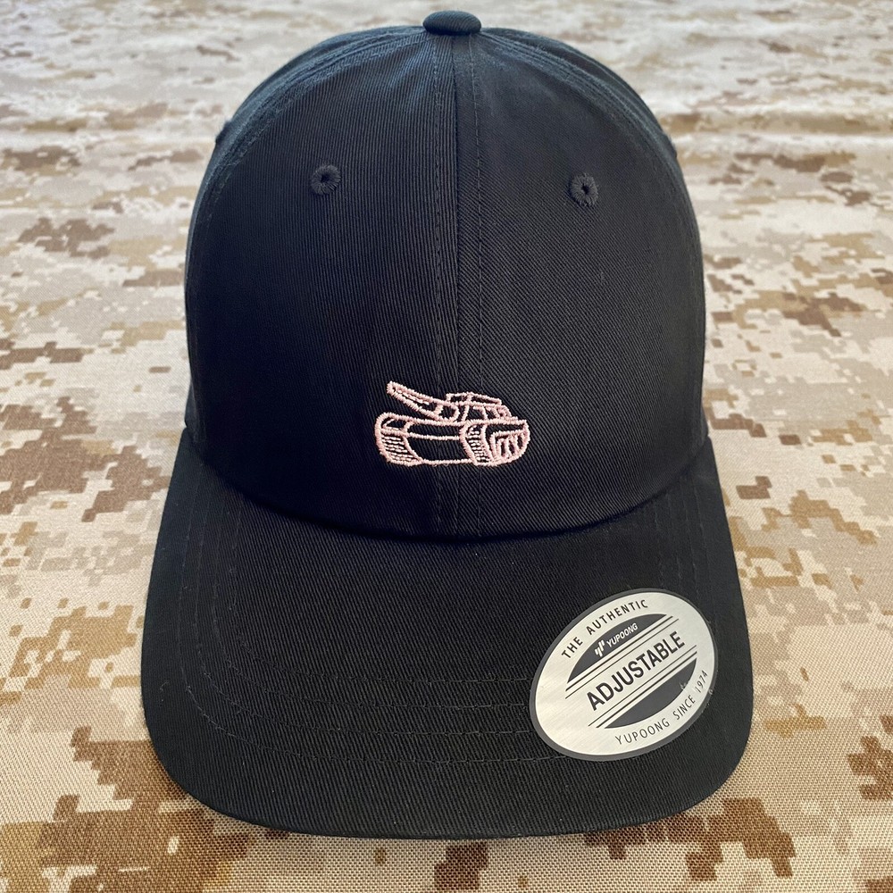 Superior Defense SupDef Light Pink Black Dad Hat