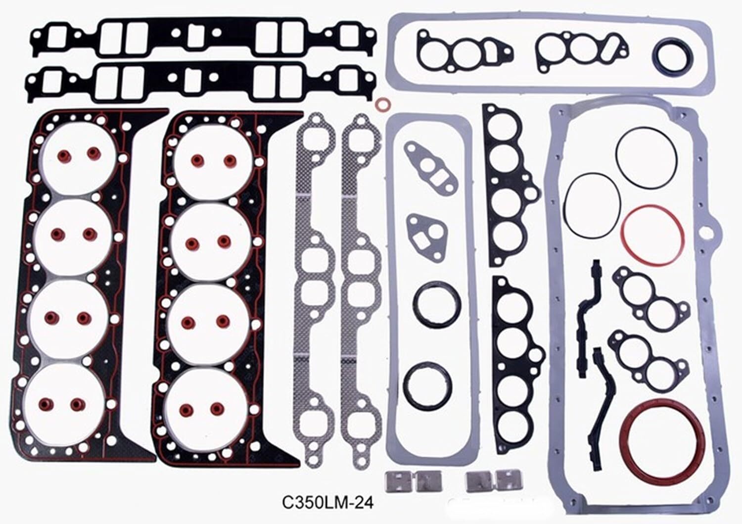 Engine Rebuild Kit for 1993-1995 Chevrolet SBC GM 350 5.7L w/Flat Top Pistons