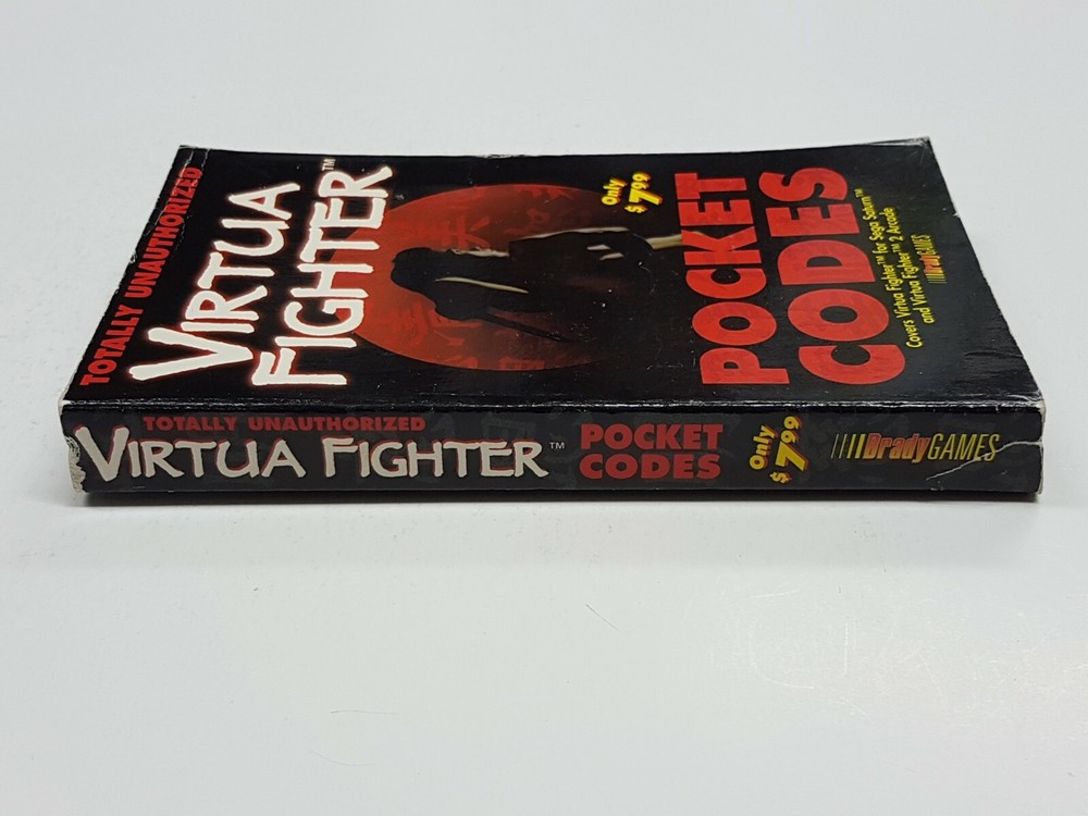 Virtua Fighter Pocket Codes Strategy Guide Pocket Book *DAMAGE TEARS