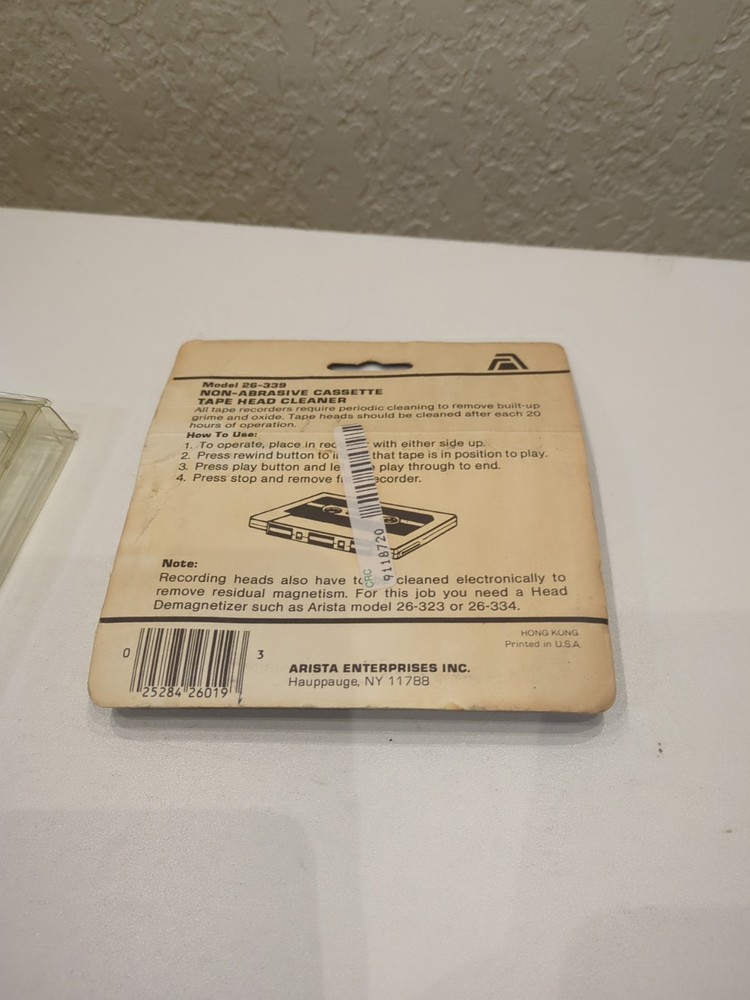 2 Cassette Tape Head Cleaner