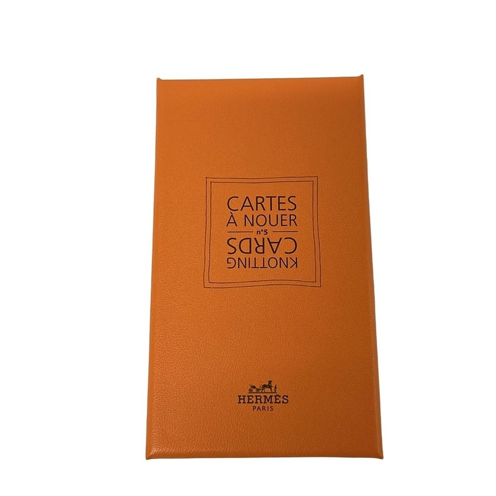 HERMES - Orange White Black Paper Accessory