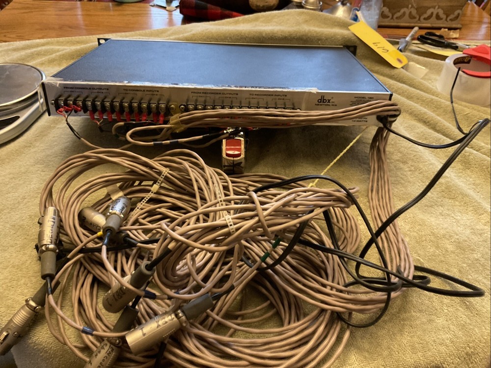 DBX180 Tape Recorder Type 1 Noise Reduction System Pulled From Working Studio