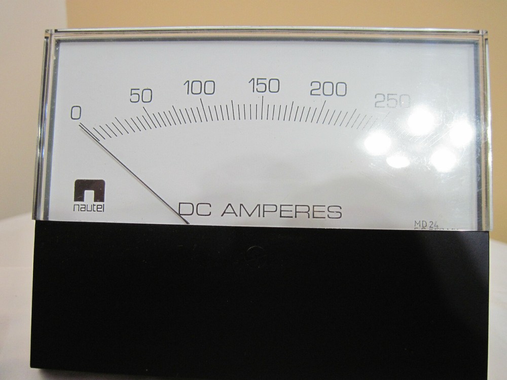 NAUTEL ND10 AM BROADCAST TRANSMITTER DC AMMETER