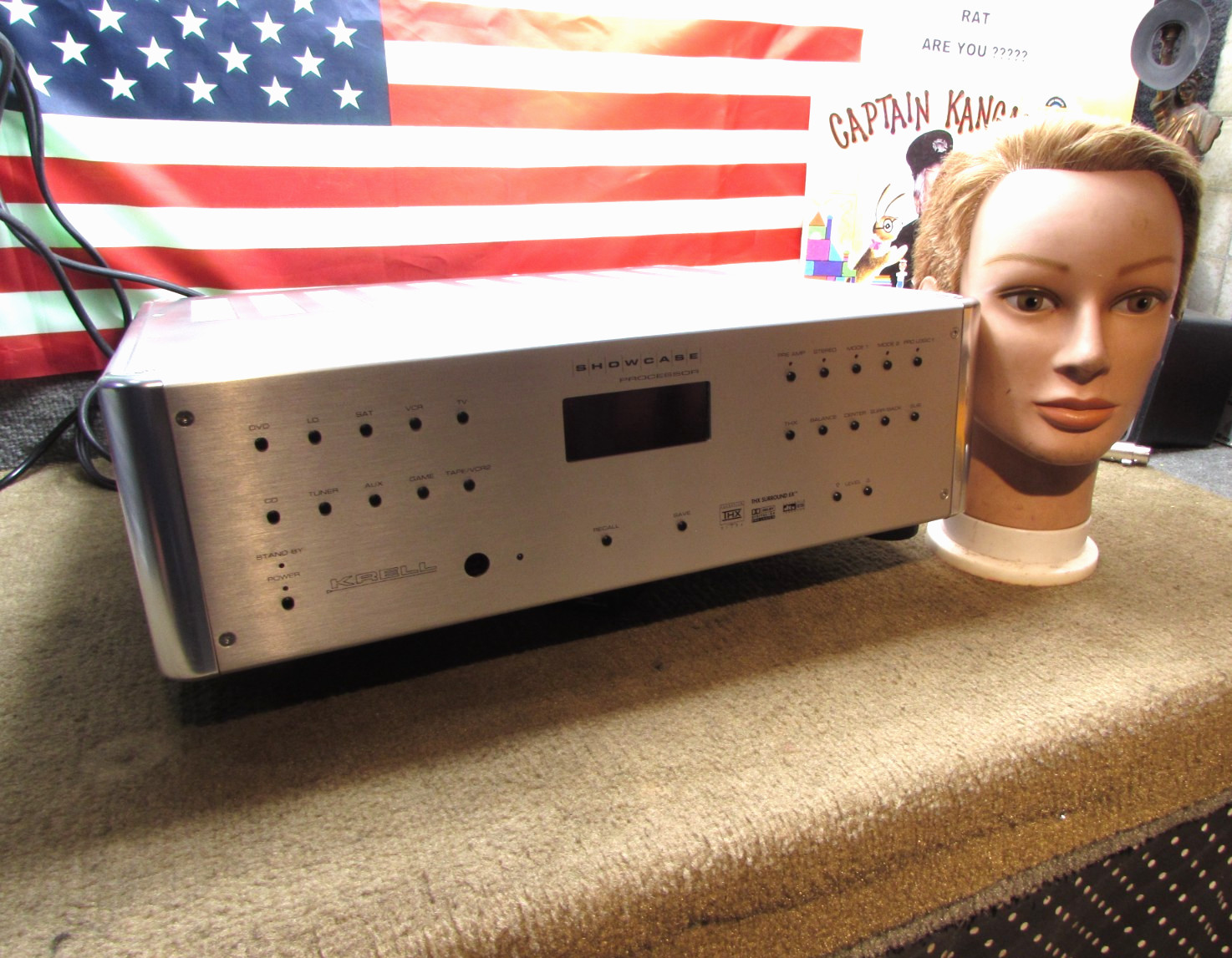 ESTATE* VINTAGE KRELL SHOWCASE PROCESSOR PREAMP ~ VIDEO-READ/+Orig Box