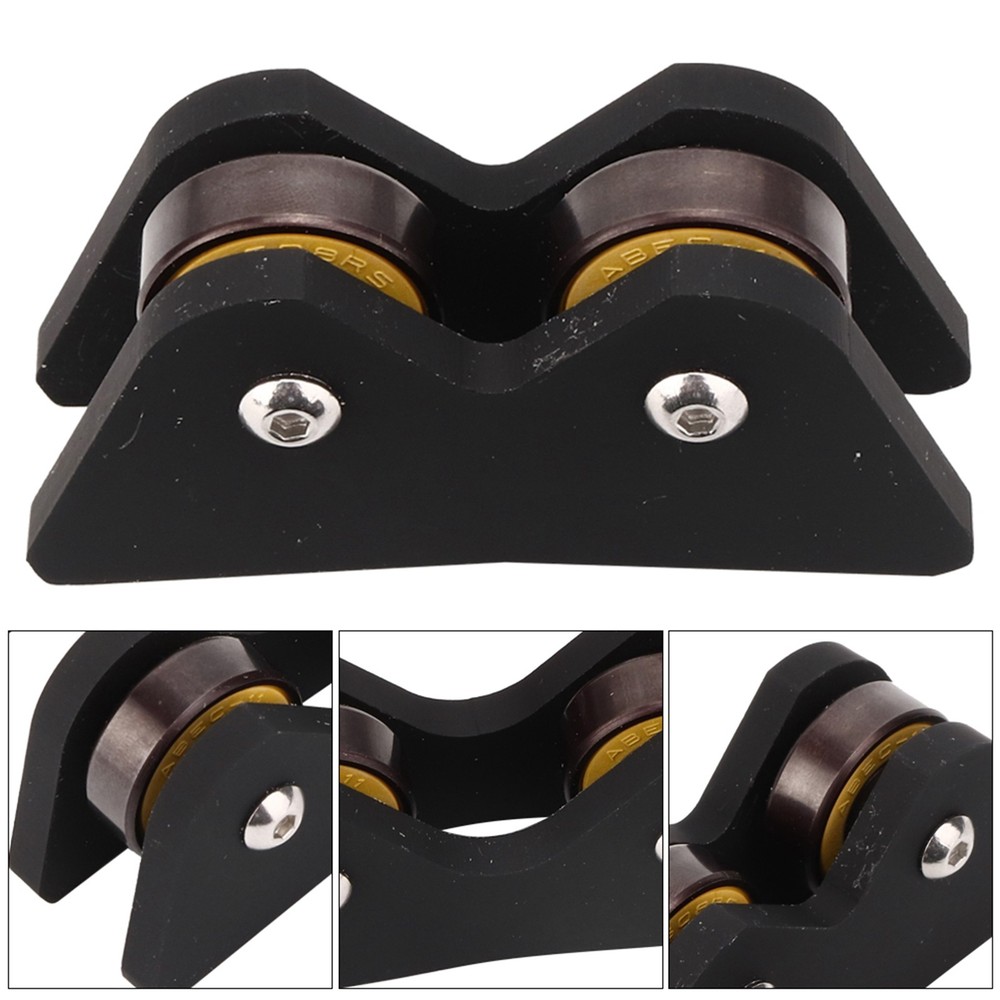 2pcs Pool Cue Straightness Checker Roller Detector