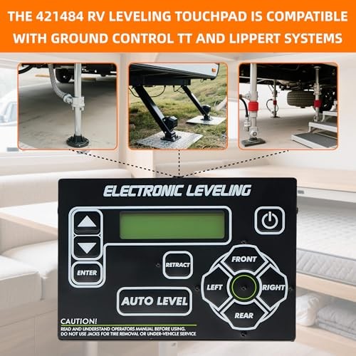 421484 RV Leveling System Touchpad Control Panel with Auto-Leveling Button