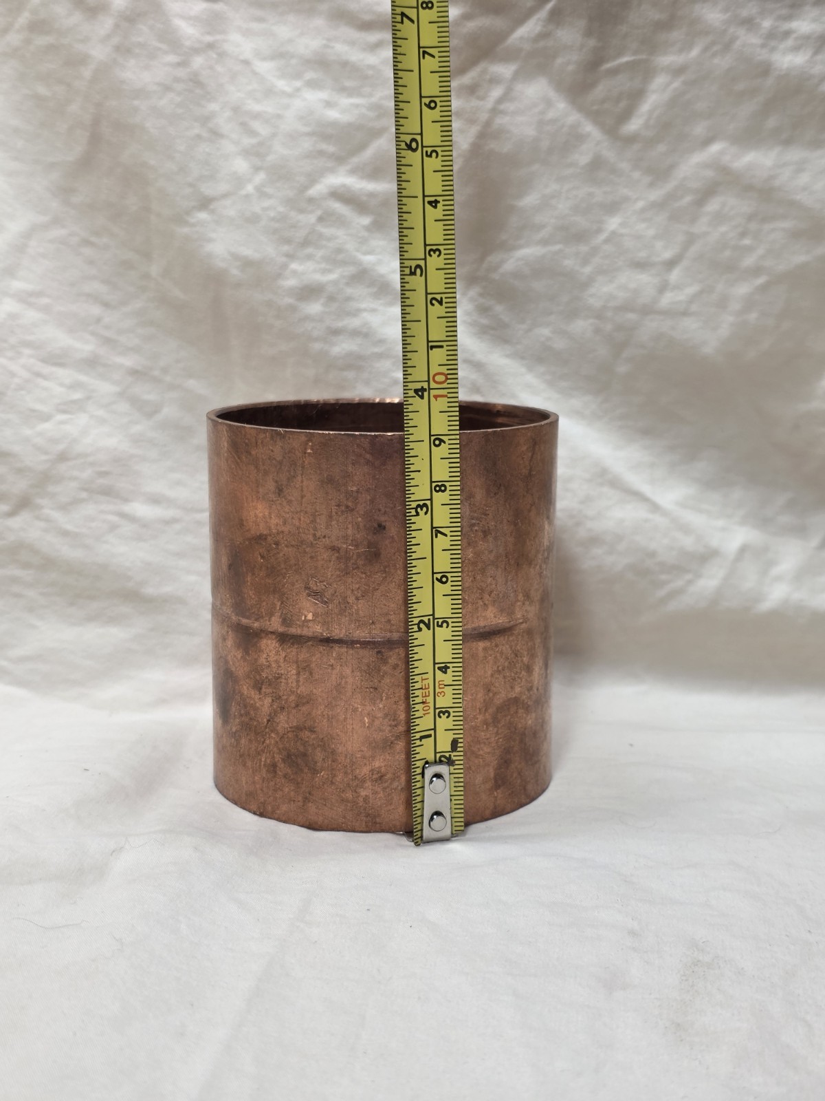 Mueller 3" Wrot Copper Pipe Coupling Rolled Stop C x C - W01092