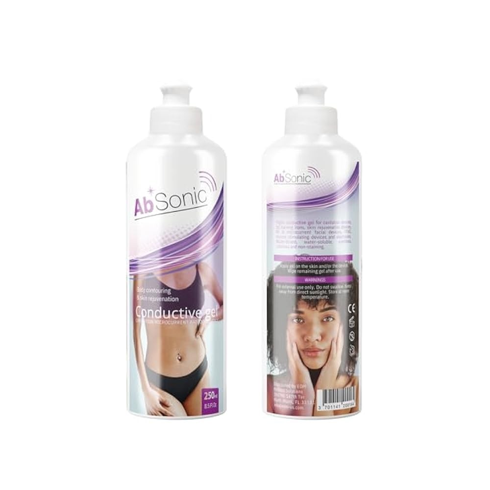 Non,Irritating Conductive Gel for TENS & RF Machines, Enhances Signal