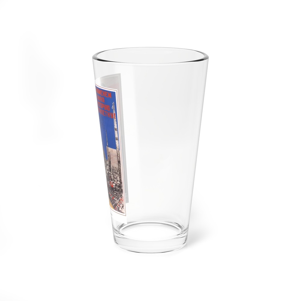 Soviet Era Poster 155 - Pint Glass 16oz