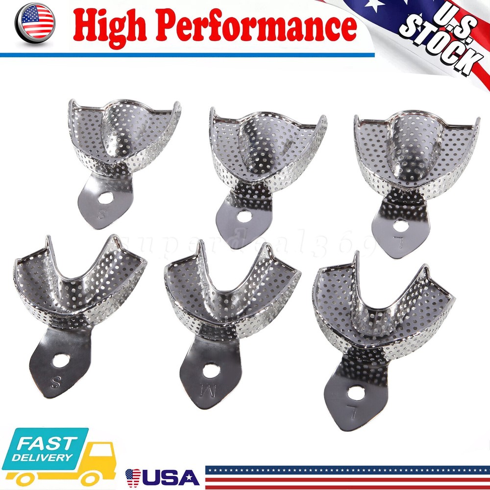 Dental Impression Tray 6 pcs DL