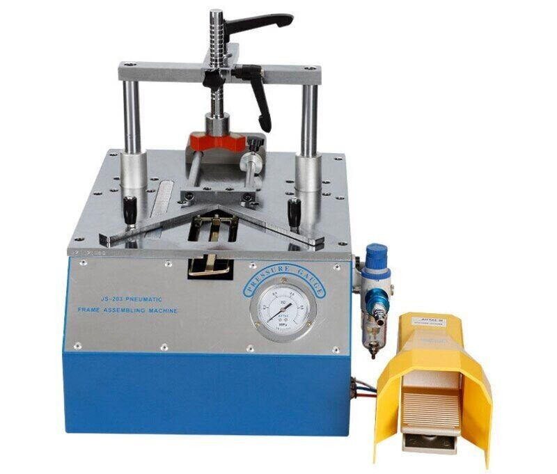 Bench-Top Type Picture Frame Underpinner Desktop Pneumatic Nail Angle Machine