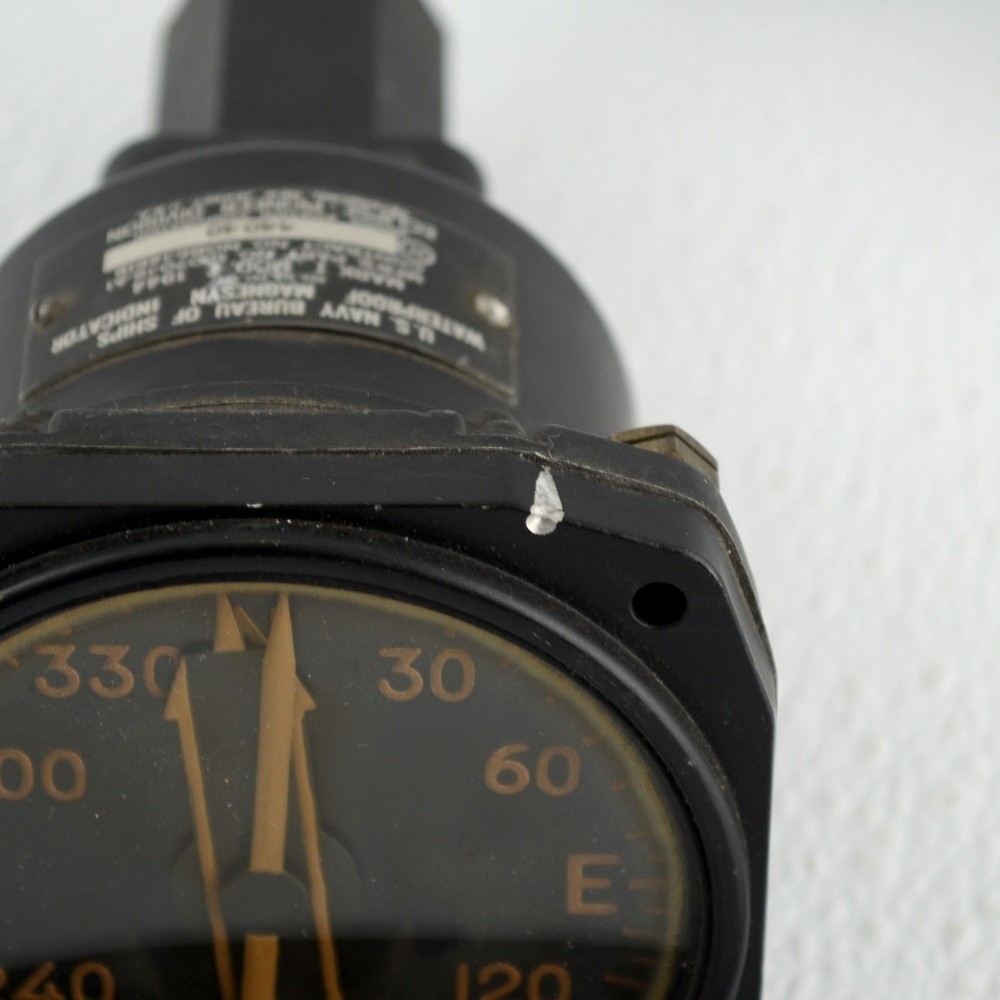 WWII US Navy Bendix Eclipse Magnesyn Indicator Mark I Mod E 1944