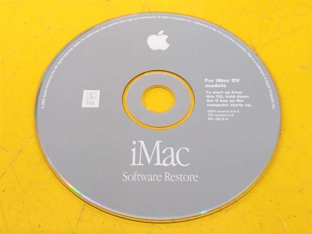 ⭐️⭐️⭐️⭐️⭐️ Apple iMac DV Models 2000 Install / Restore / Applications Discs