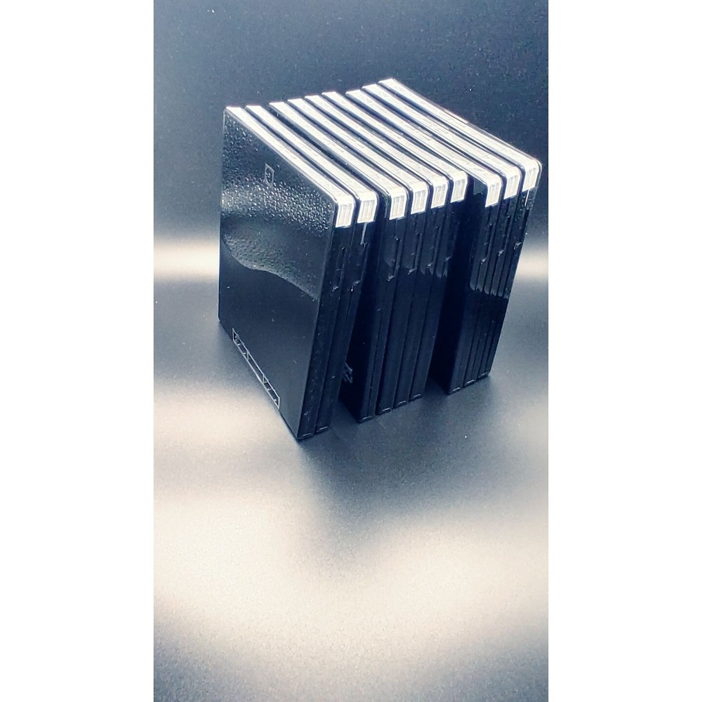 CD/DVD hard cases pack of 10 Memorex Stackers