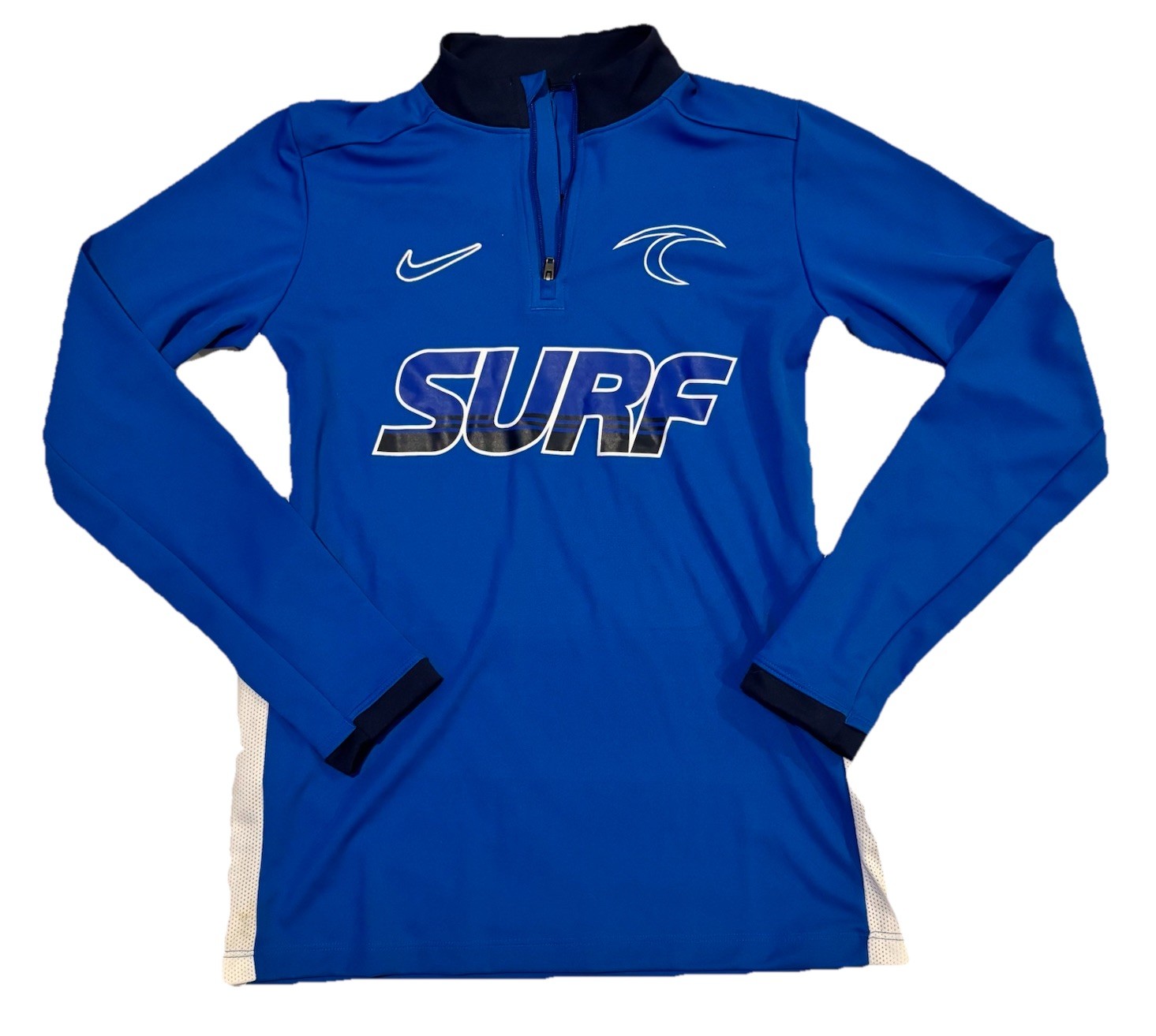 Nike Surf 1/4 Pullover Women’s Large Blue Dri-Fit