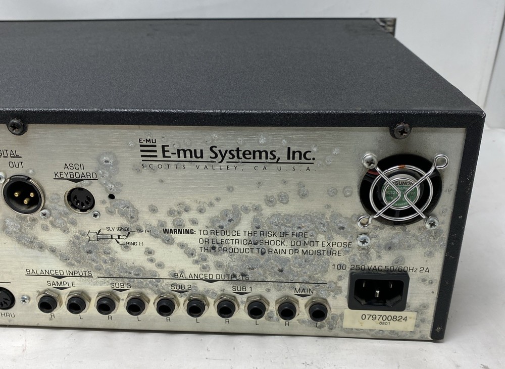 E-mu Systems E4X Turbo Model 6801/6820 Emulator Sampler *READ*