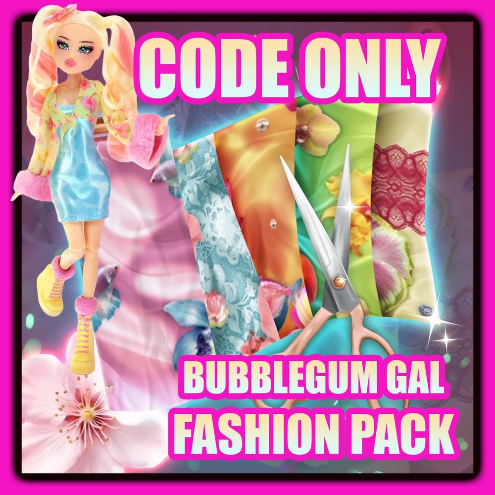 Dress To Impress *DLC CODE* 🩵 Bubblegum Gal FASHION PACK Patterns - Msg ASAP