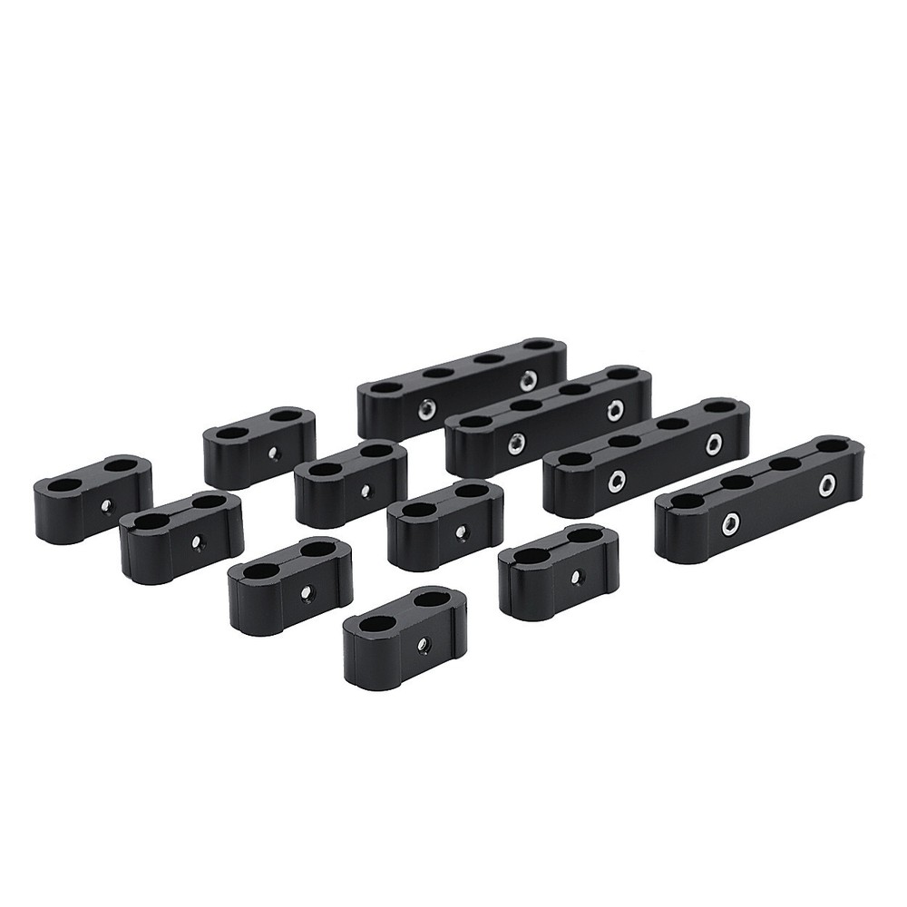 Spark Plug Wire Separator Spark Plug Wire Divider Fits For 8 9 10mm Black 12Pcs