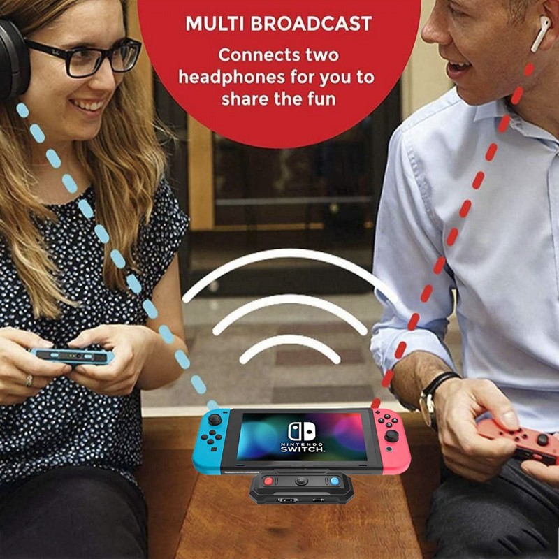Wireless Bluetooth Audio Transmitter Adapter For Nintendo Switch/Switch Lite NS