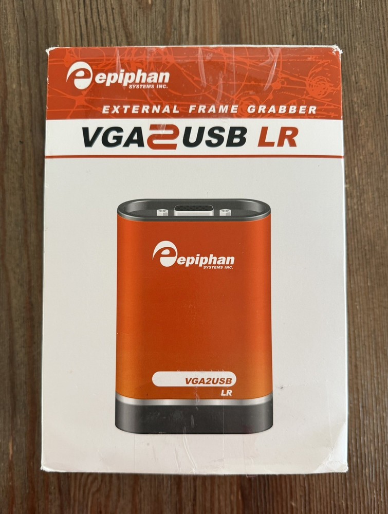 Epiphan VGA2USB LR VGA Capture Card Unit Only Open Box