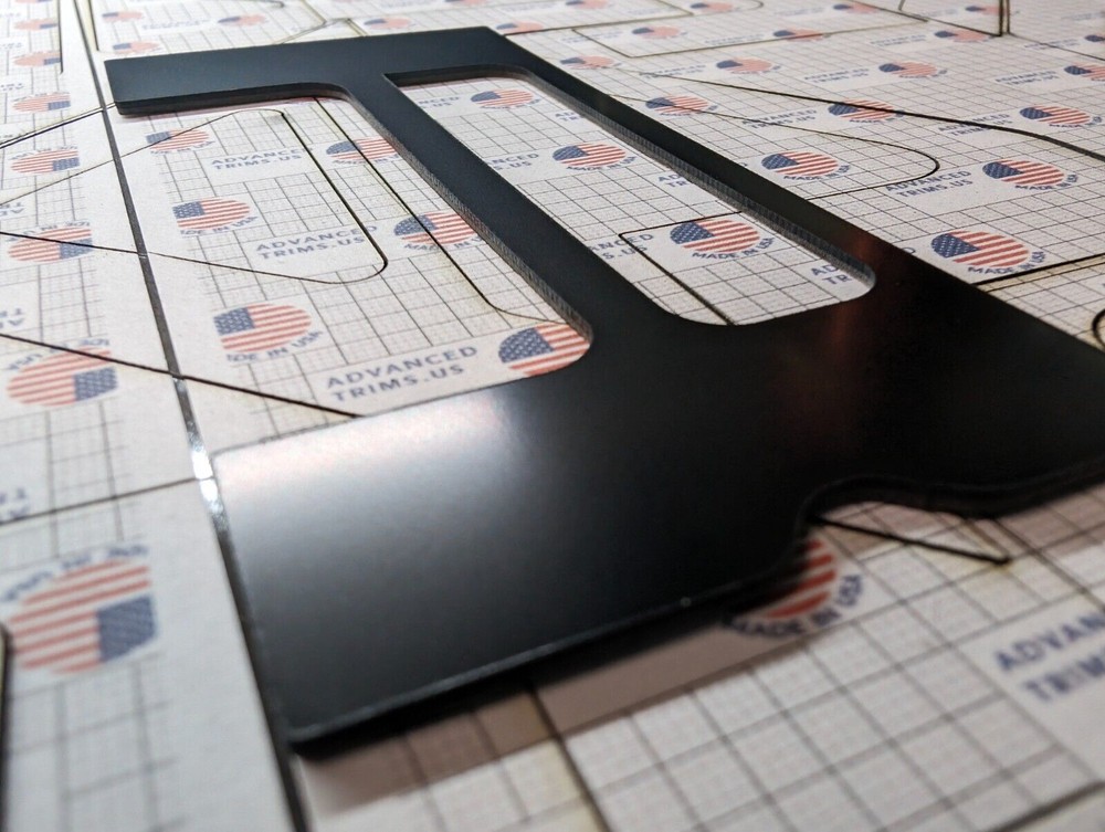 MATTE BLACK RAISED TAILGATE LETTERS INSERTS COMPATIBLE WITH RANGER 2024-2026