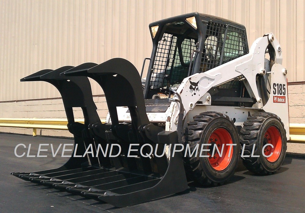 NEW 72" ROOT GRAPPLE ATTACHMENT Skid Steer Loader Tractor Rake Brush John Deere