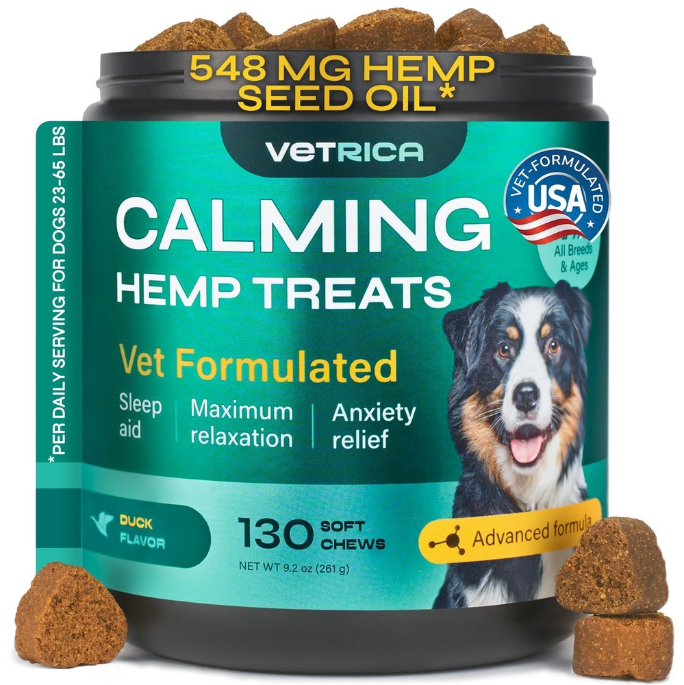 Hemp Calming Chews for Dogs - 130 count,